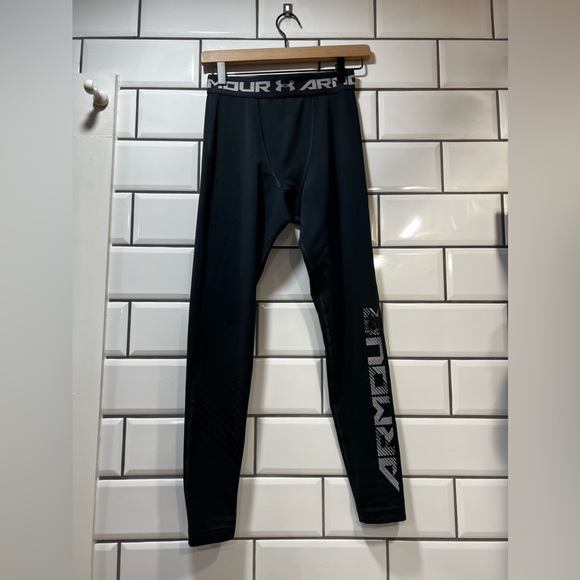 Mens Under Armour Athletic Workout Leggings - Picture 4 of 9